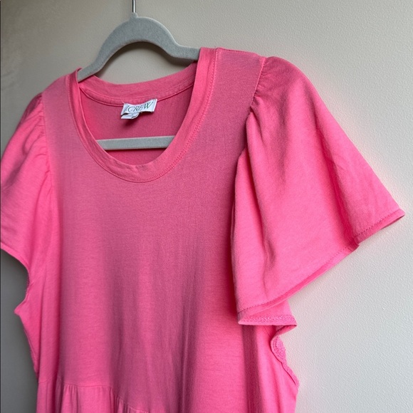 J.Crew Rose knit tiered mini dress size large - Picture 7 of 7